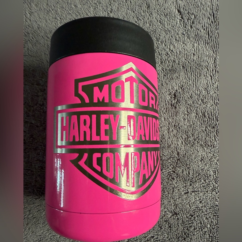 RTIC Harley-Davidson Hot Pink Can Cooler